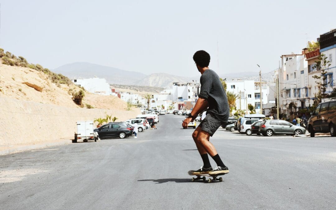 Wanna join us for a skate…down Taghazout’s new road?
